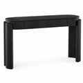 Consolle in legno di frassino nero 120x40x80 cm