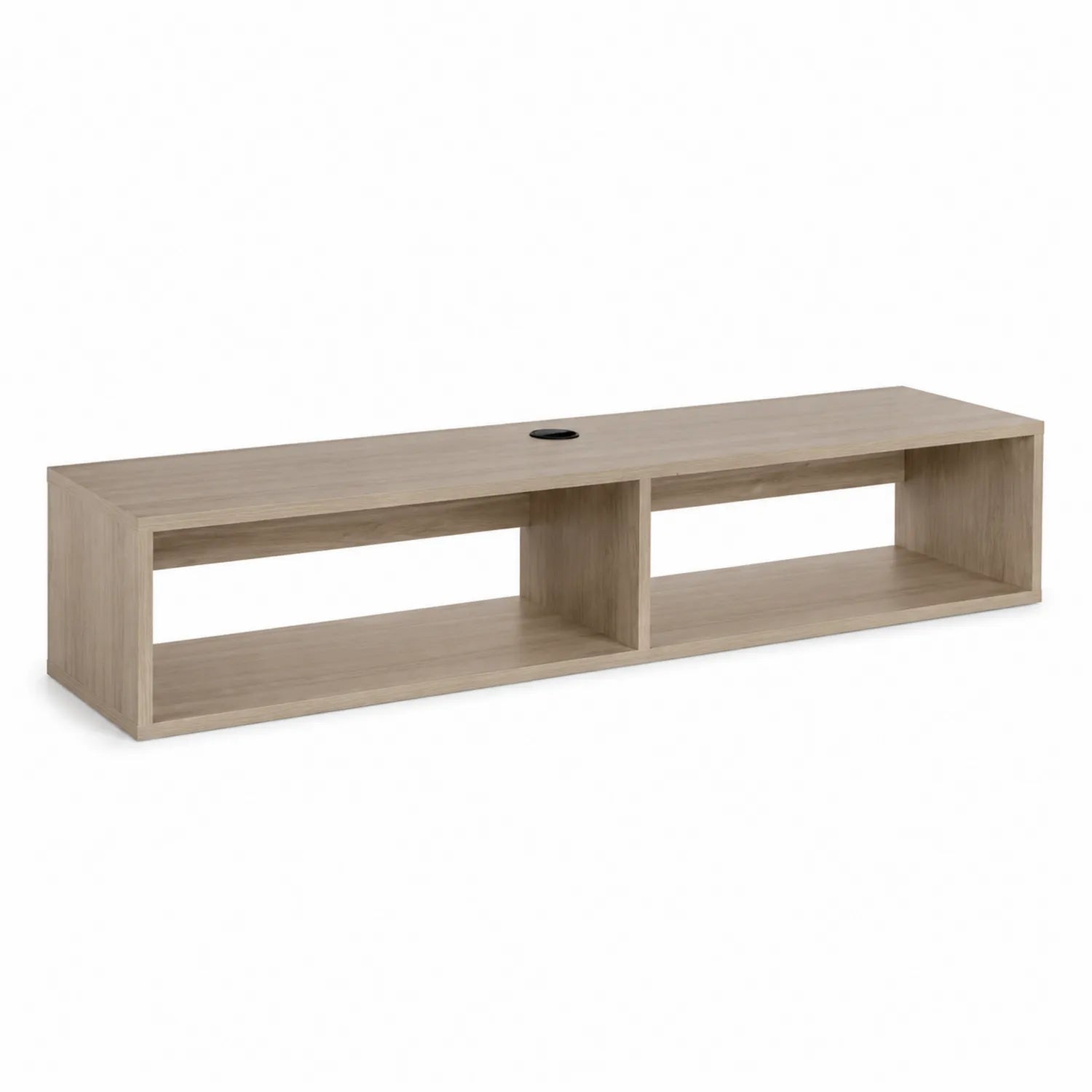 Mobile TV in Legno MDF Naturale 180x30x40 cm