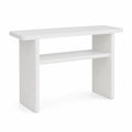 Consolle in Legno Bianco MDF 100x35x75 cm