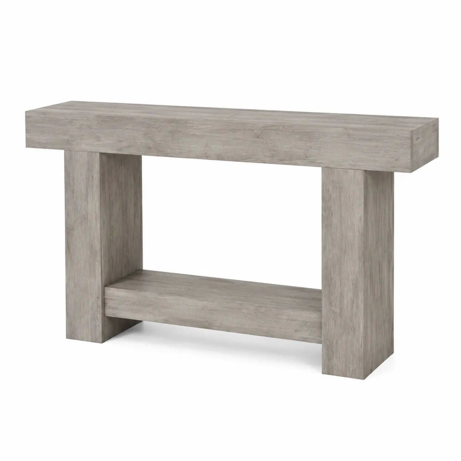 Consolle Rettangolare in Legno MDF Grigio