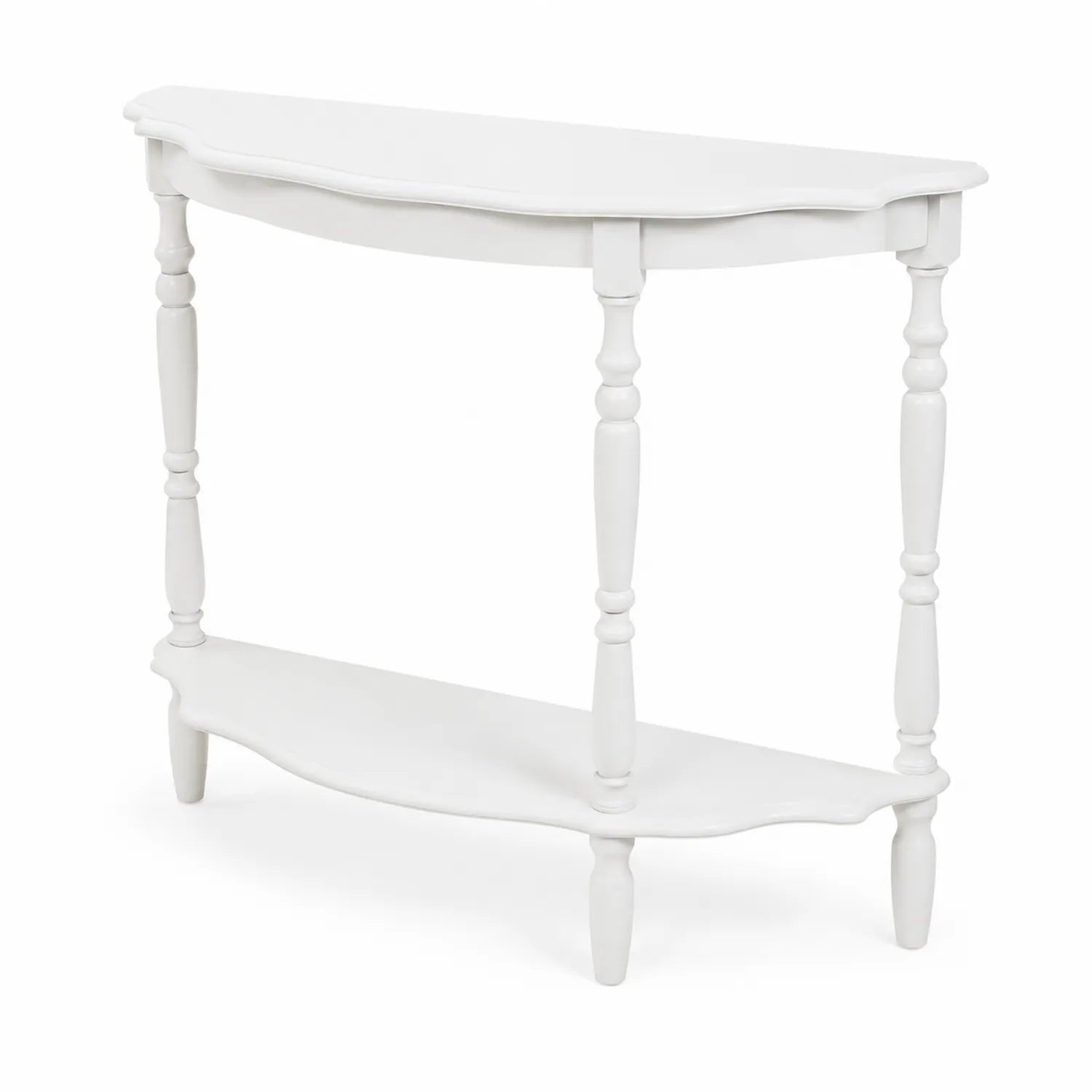 Consolle da ingresso in legno verniciato Bianco