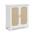 Credenza in Legno e Tessuto 80x40x90 cm